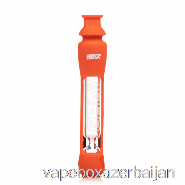 Vape Box Azerbaijan GRAV 12mm Taster with Silicone Skin Scarlet Orange